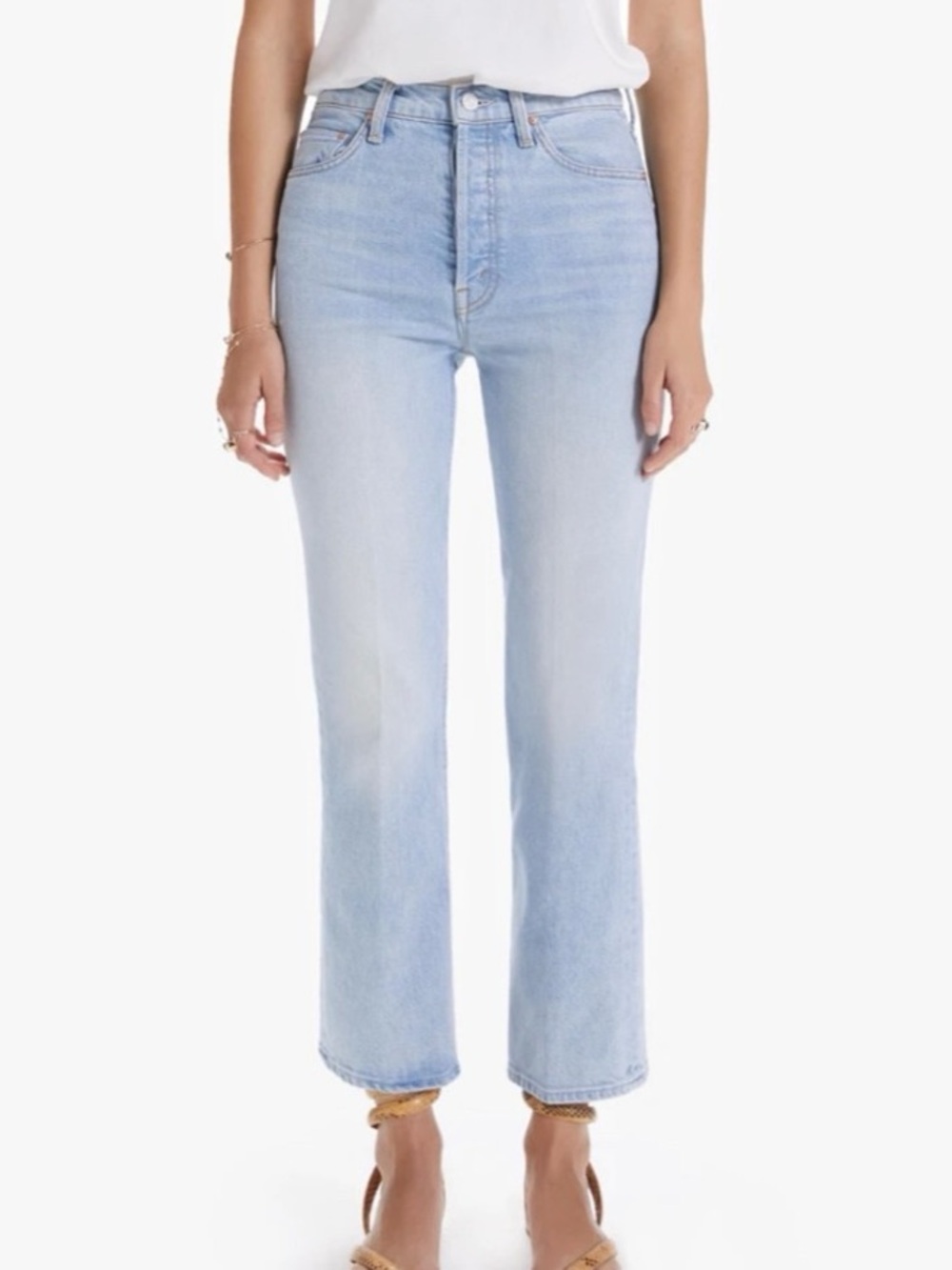 Mother Denim The Tripper Light Wash Jeans 24